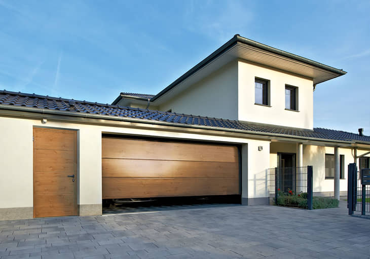 Garage Side Doors Optimally Matched Mann Ie Garagen Sectionaltor Mit Ansichtsgleicher Nebentür
